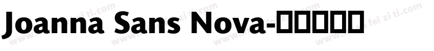 Joanna Sans Nova字体转换